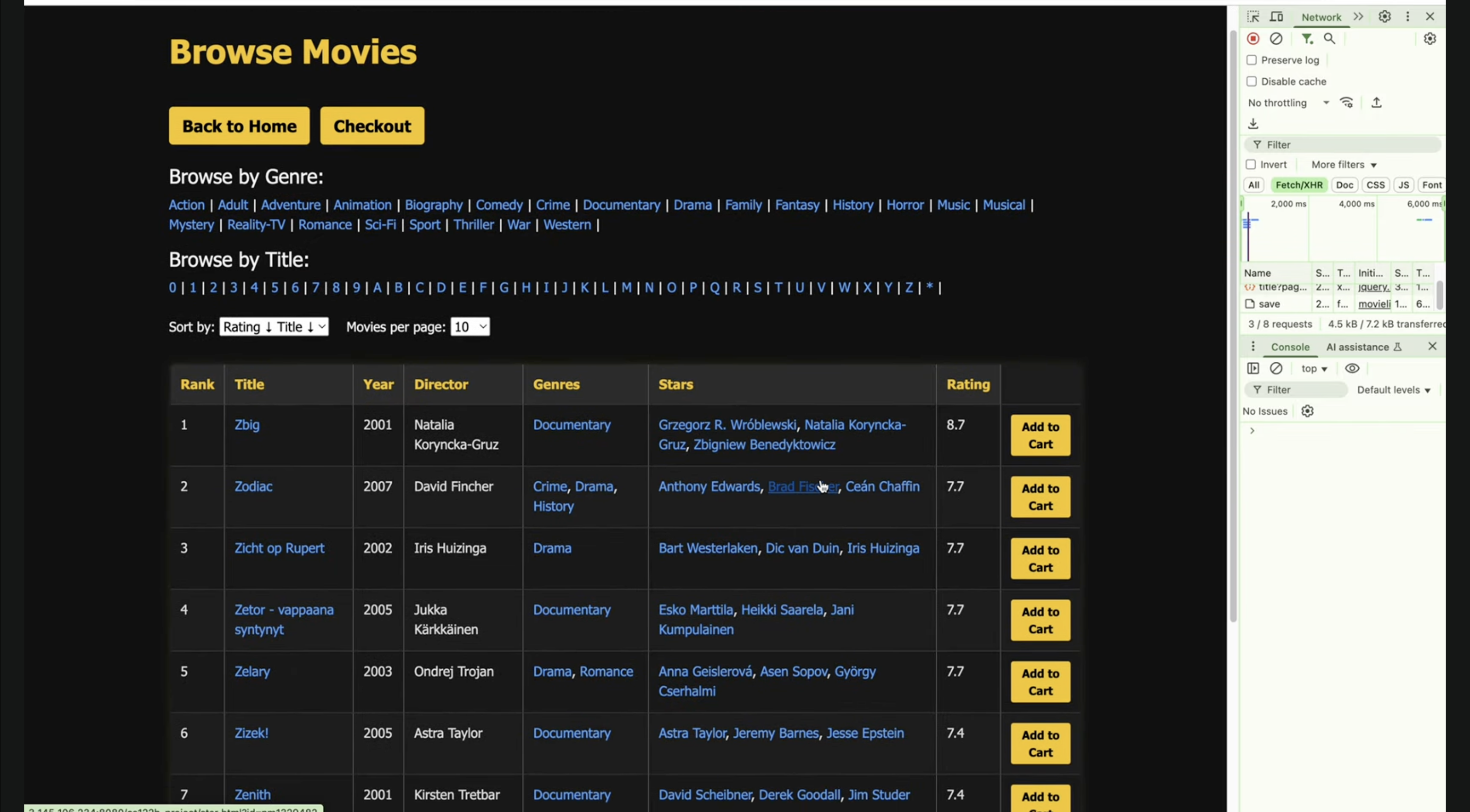 Additional browse tab